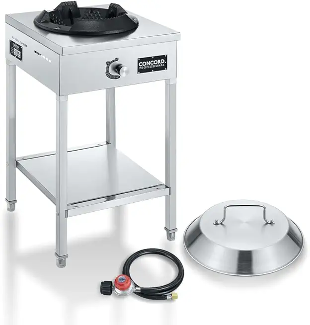 Concord Vortex Stainless Steel Propane Burner for Outdoor Cooking