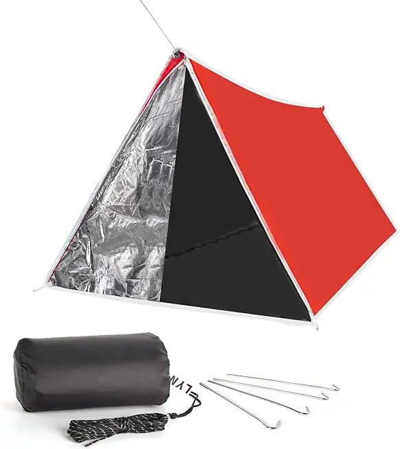 S'more Canvas Bell & Teepee Camping Tent - Water Resistant, 4 Season Outdoor Glamping Tent