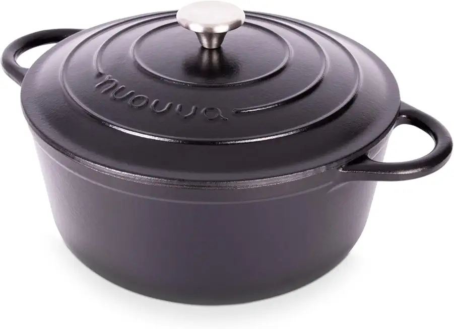 Nuovva 6.4-Quart Cast Iron Dutch Oven