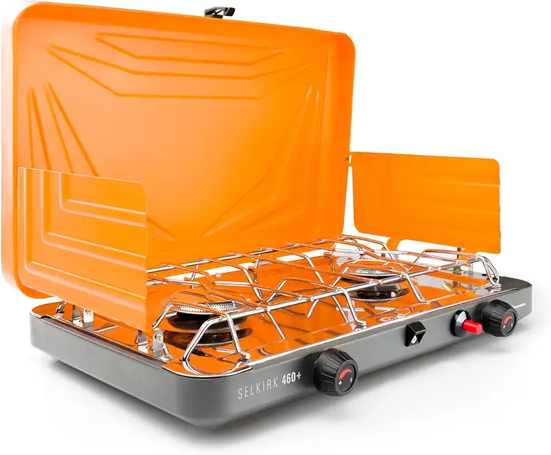 GSI Outdoors Selkirk 460+ Portable 2-Burner Camping Stove