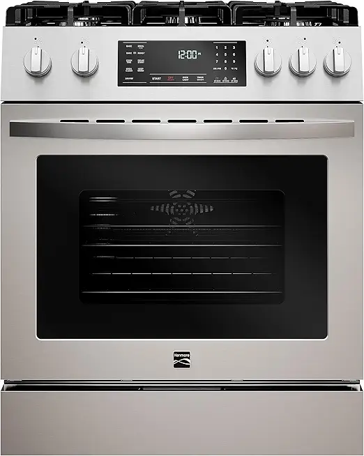 Kenmore 5-Burner Front Control Gas Range with True Convection Oven
