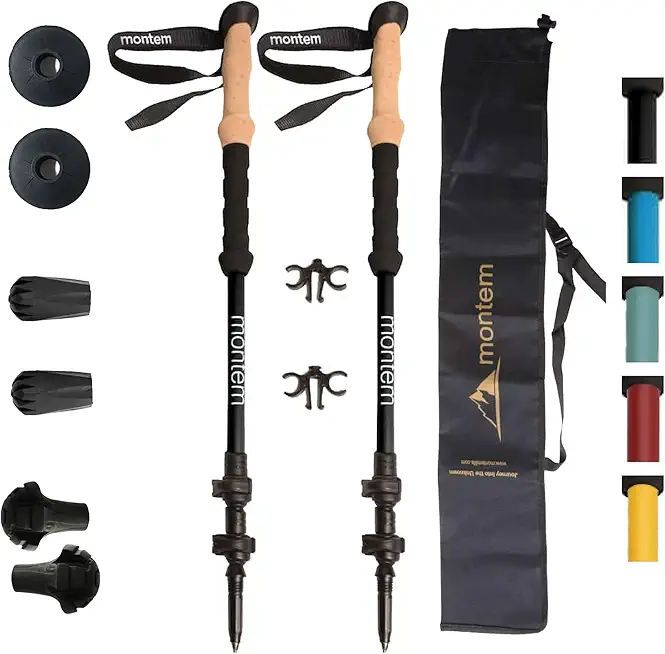 Montem Ultra Light 100% Carbon Fiber Trekking Poles