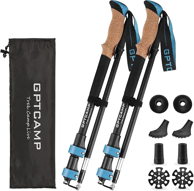 GPTCAMP Walking Sticks Trekking Poles Hiking Poles