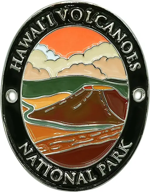 Walking Stick Medallion Hiking Hawaii Volcanoes National Park